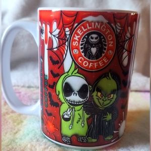Jack & the grinch coffee mug